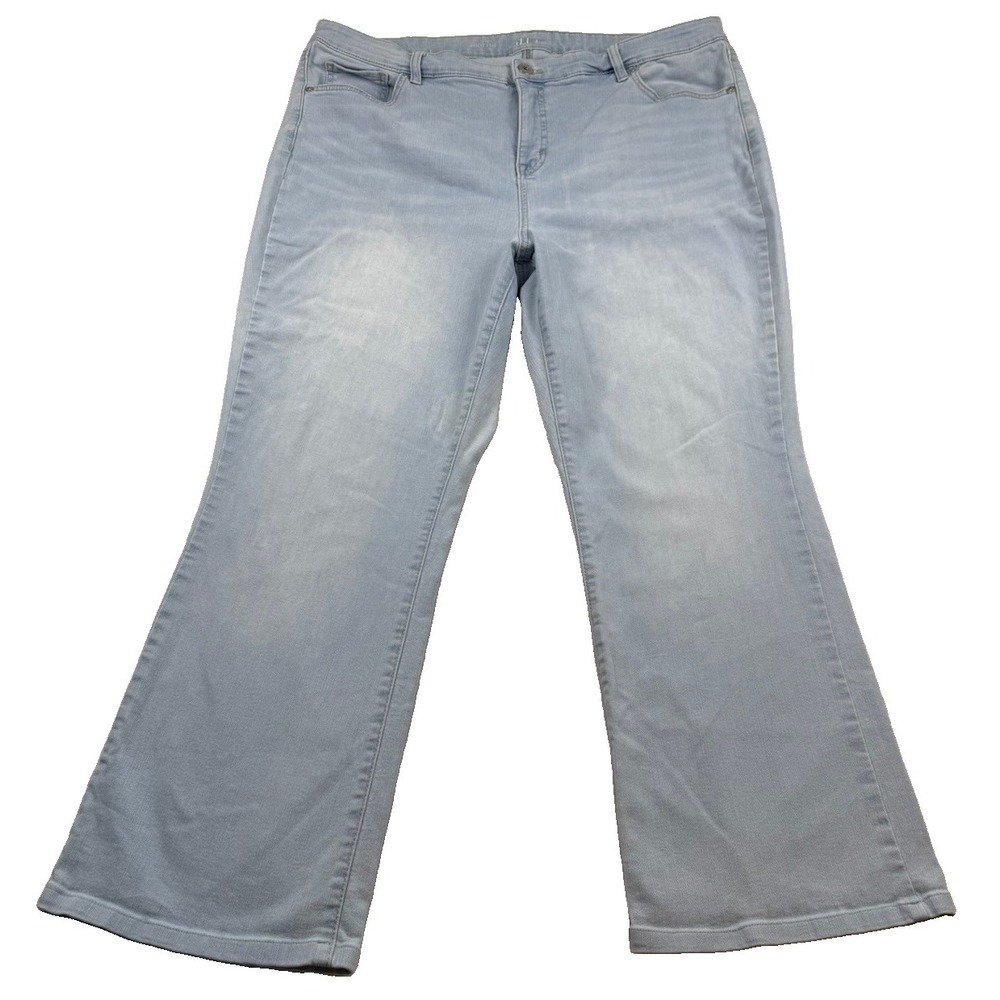 Style & Co Bootcut Jeans Size 18W Light Wash